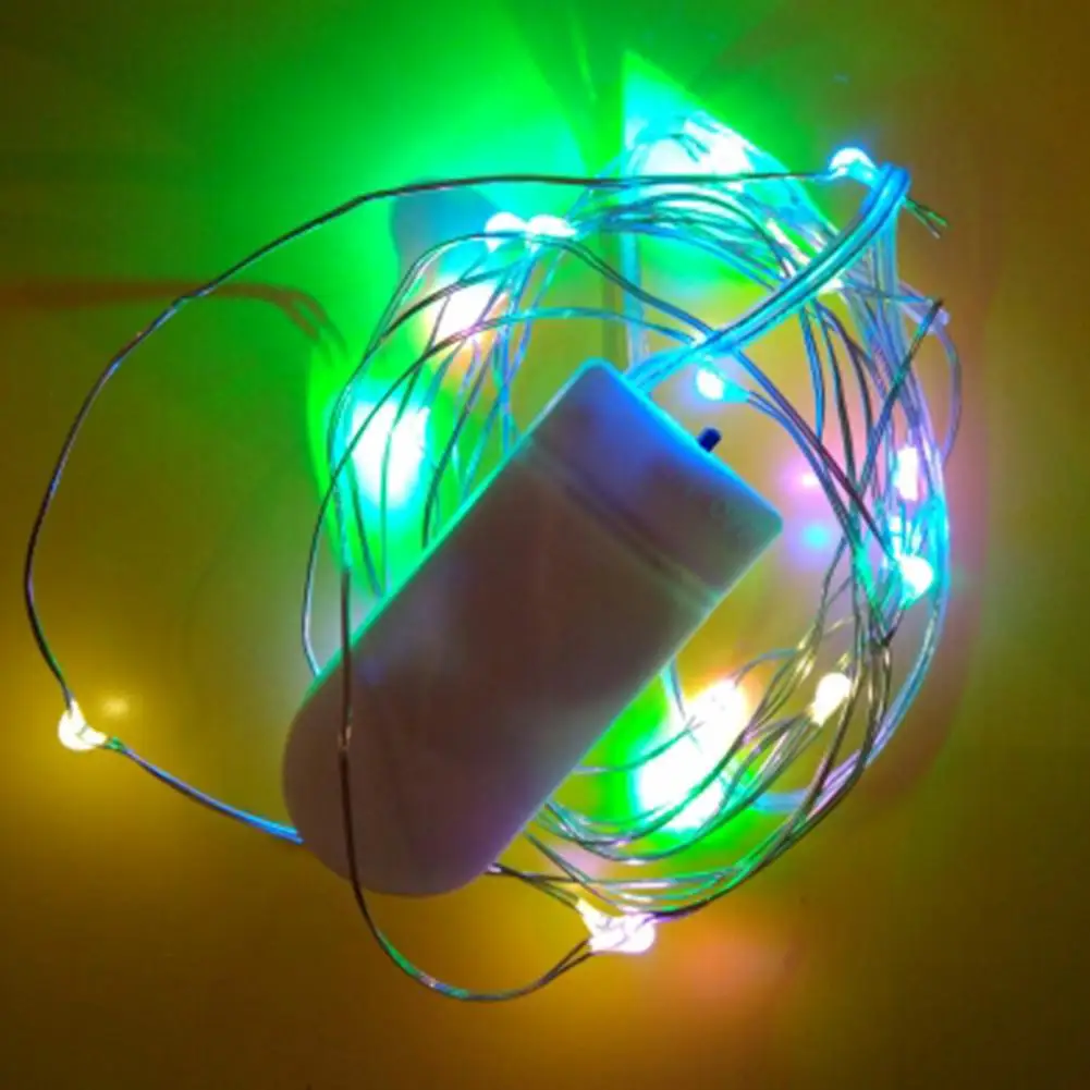 2M 20 LEDs Garland LED Silver Wire String Fairy Lights Waterproof Christmas for Wedding Party Xmas Decoration | Освещение