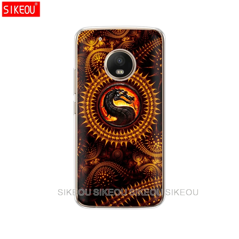 Силиконовый чехол для телефона Motorola Moto G6 G5 G5S Z2 Z3 PLAY PLUS X4 E4 E5 C Scorpion Sub Zero Mortal Kombat