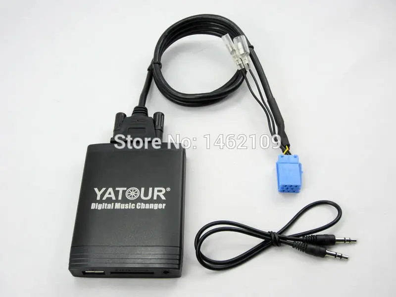 Автомобильный цифровой музыкальный переходник YATOUR для CD AUX MP3 SD USB адаптер 8