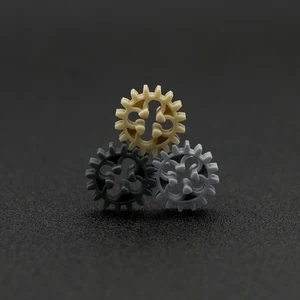 Кирпичи, технические детали, строительные блоки MOC, аксессуары, подъемное отверстие, крестовые отверстия, автомобильная Шестерня Z16, игрушки с зубами, сделай сам, высокотехнологичная технология 4019
