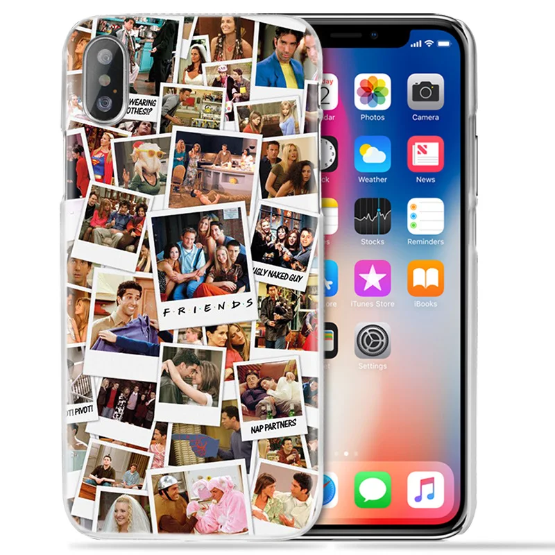 Чехол Friends Together для Apple iPhone 11 11Pro 7 7S 8 Plus X XS Max XR 6 6s + SE 2020 Жесткий ПК чехол телефона ТВ