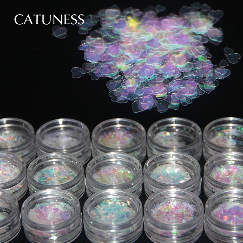 Зеркальный ногтевой порошок CATUNESS 1 коробка для макияжа дизайна ногтей с эффектом
