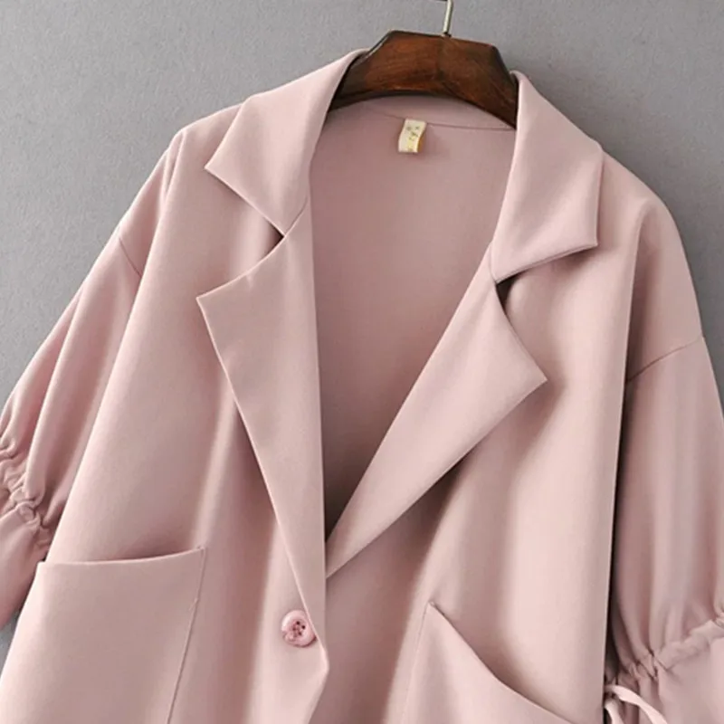 2017 Осенняя женская обувь высокого качества brief pink средней длины Половина рукава