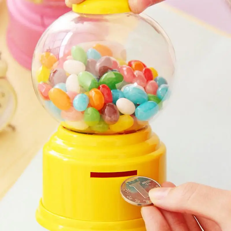 

Mini Candy Machine Bubble Dispenser Coin Bank Dispenser Box Bottle Kids Toys hildren Gift