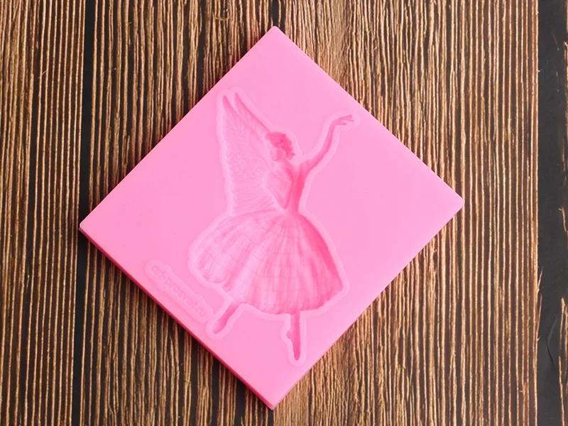 Цветок фея силиконовые формы Gumpaste шоколадная глина конфеты формы помадка DIY украшения торта инструменты украшения торта глина инструмент
