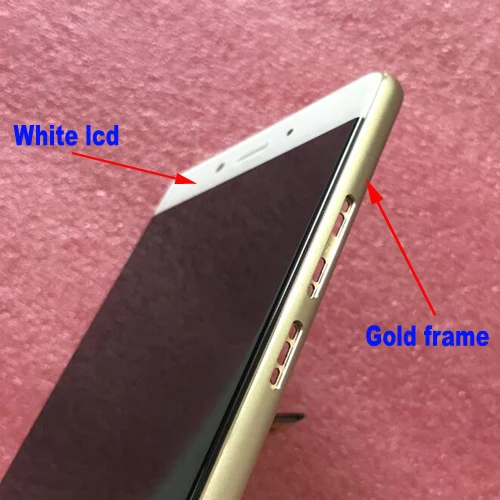 White lcd Gold frame Лучший для zte Nubia Z11 NX531J ЖК-дисплей кодирующий преобразователь сенсорного экрана в сборе с рамкой сенсорная панель - Цвет: White lcd Gold frame