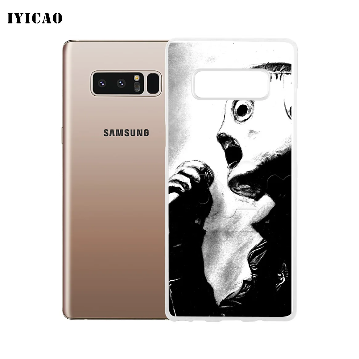 Мягкий силиконовый чехол IYICAO Slipknot Unsainted для Samsung A5 A6 Plus A7 A8 A9 J3 J5 J7 Note 8 9