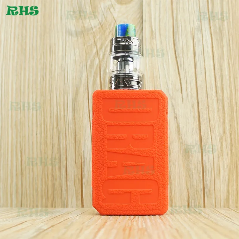 red Новая смола 177W электронная сигарета VOOPOO Drag 2 комплект, силиконовый чехол, мягкий чехол с крышкой от RHS фабрика 2 шт Быстрая - Цвет: red