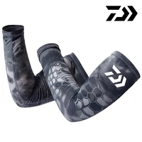 daiwa arm sleeve gym arm warmers running cover arm guards fishing elbow pads support fitness cycling sun uv protection