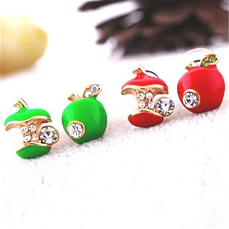 Милые ювелирные изделия оптовая продажа милые красные женские серьги с