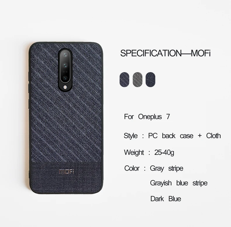 Для Oneplus 7 Чехол темно-Цвет джентльмен Бизнес Стиль ручной работы для One Plus 7 крест зерна для Oneplus7 случае