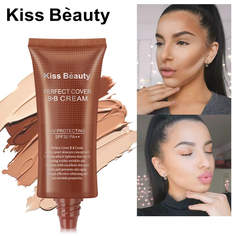 Фото Косметический крем KISS BEAUTY BB идеальный для ухода за лицом основа макияжа CC