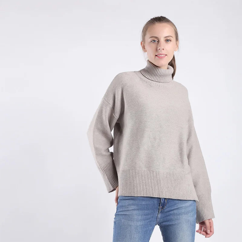 Новый стиль повседневный модный свитер пальто Женское Свободное с длинными