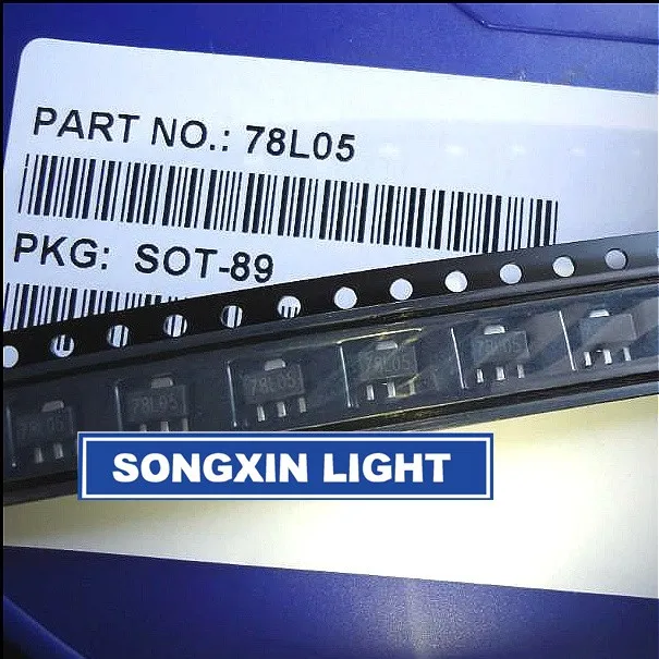 100 шт. XIASONGXIN светильник 50 78L05 SOT89 SOT 89 5 в три терминала регулятор напряжения|voltage