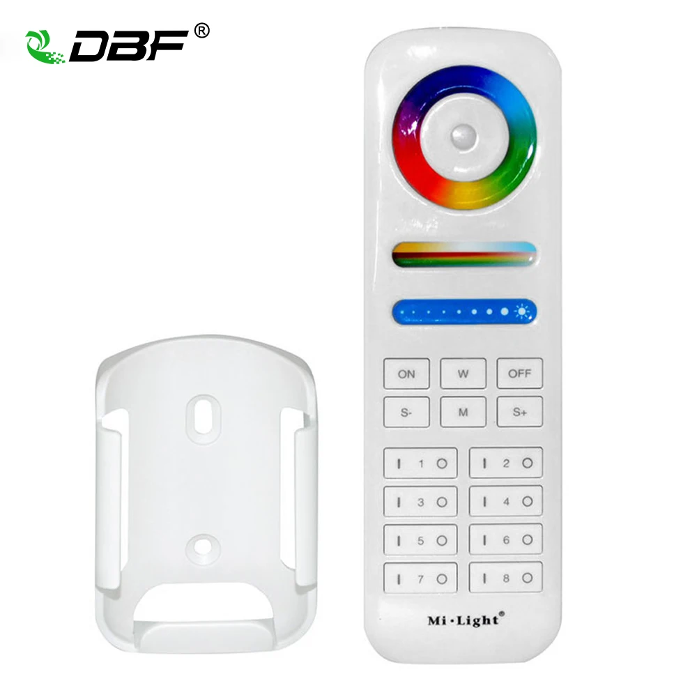 Dbf milight fut105 E27 12 Вт RGB + CCT светодиодные лампы 110 В 220 Беспроводной 2.4 г затемнения 2 в 1