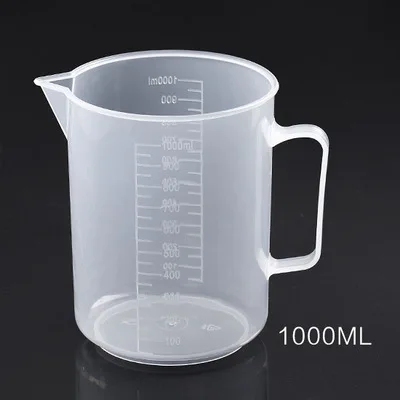 1000ml MAIKAMI 100/300/600/1000 мл Пластик твердого английского фарфора носика поверхности кухонный инструмент, принадлежности мерный стакан - Цвет: 1000ml
