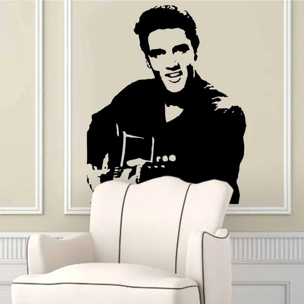 Известный ELVIS Elvis Presley виниловые художественные настенные наклейки домашний