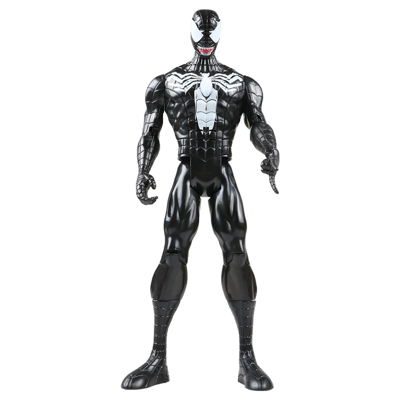venom no box 30 см Marvel Мстители 4 конечная игра игрушка танос Халк человек паук Железный человек Тор Росомаха Черная пантера Веном фигурка ребенка - Цвет: venom no box