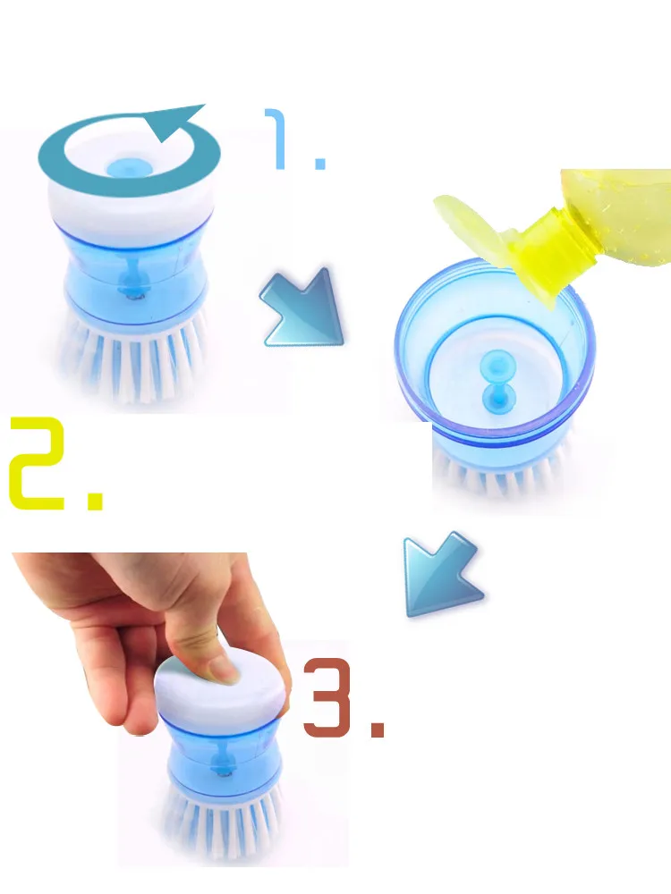 Приспособление для чистки кастрюля сковорода посуда кисть ладони горшки