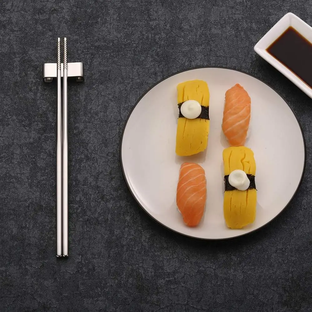 

Dinnerware Set Travel Camping Cutlery Set Reusable Silverware with Metal Straw Spoon Fork Chopsticks and Portable Case