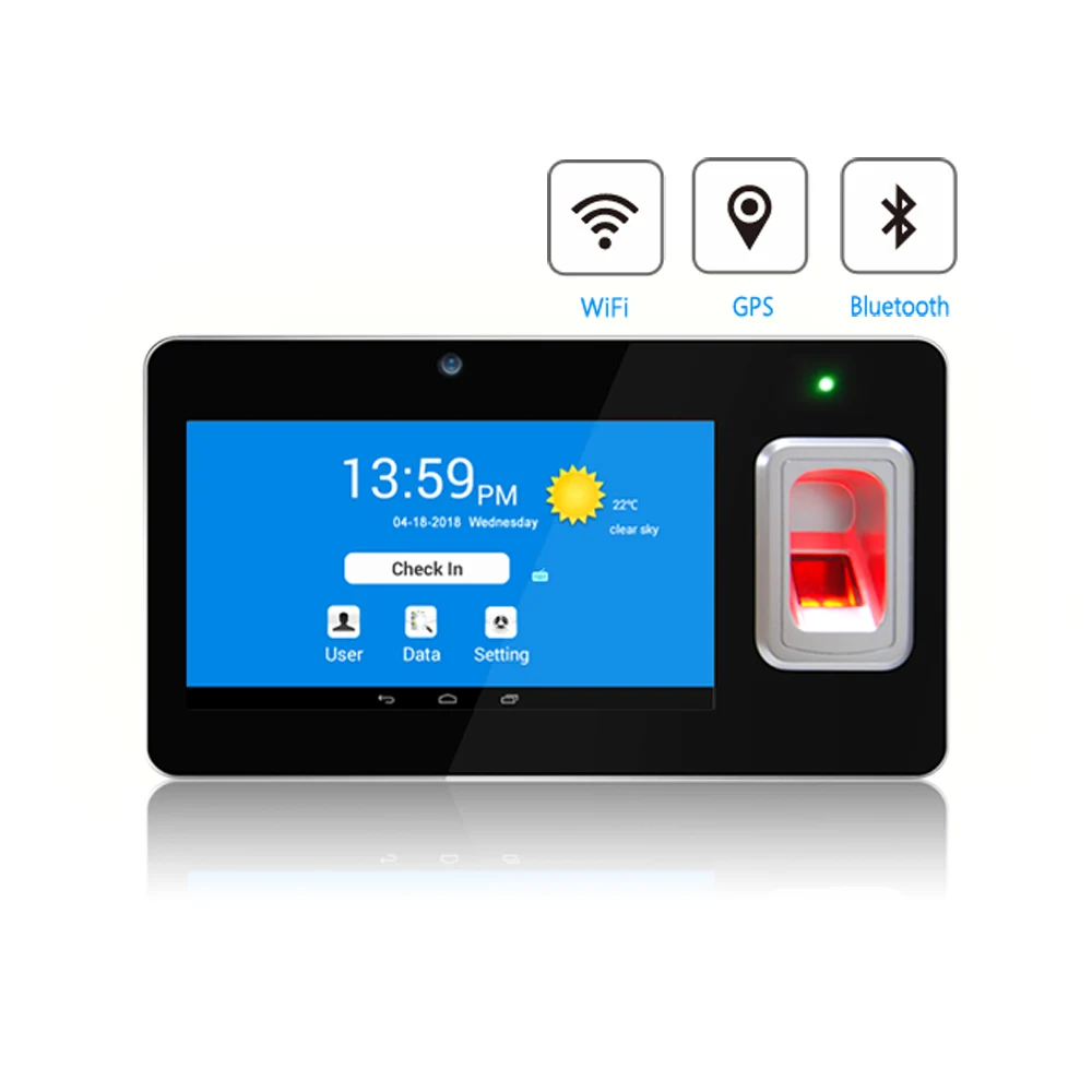 Посещение времени по отпечатку пальца Android с GPS и Wi Fi|Обслуживание электрики| |