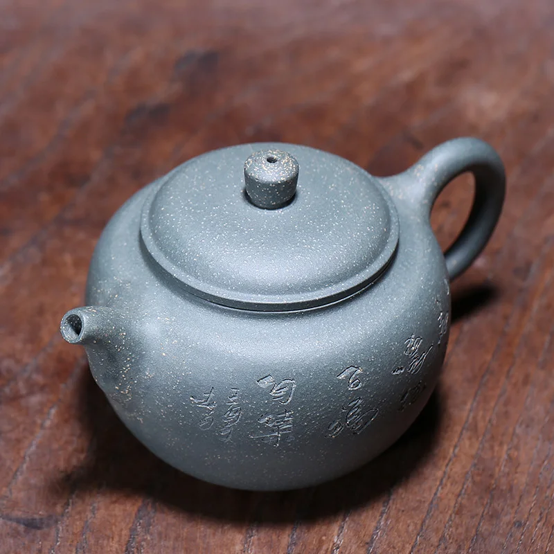 

250cc Authentic Yixing Teapot All Handmade De Zhong Pot China Health Purple Clay Tea Maker Pot Kung Fu Brew Tea Set Zisha Kettle