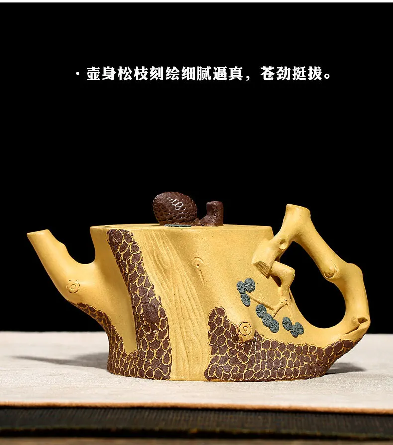 Yixing Китайский кунг-фу Фиолетовый Глиняный чайный чайник Zisha горшок бутик полностью ручной работы duan mud чайный набор чайник на заказ прямые продажи