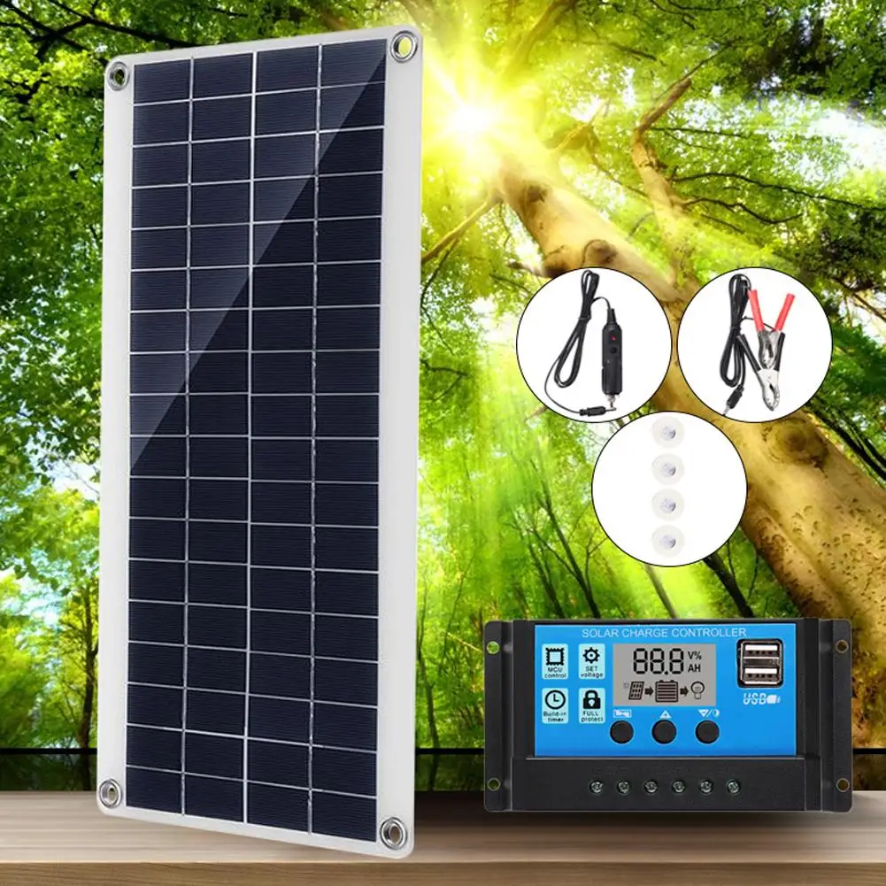 

20W Solar Panel Board Polycrystalline Flexible CE RoHS FCC Portable Waterproof Multi-Purpose Mobile Phones Charging Solar Board