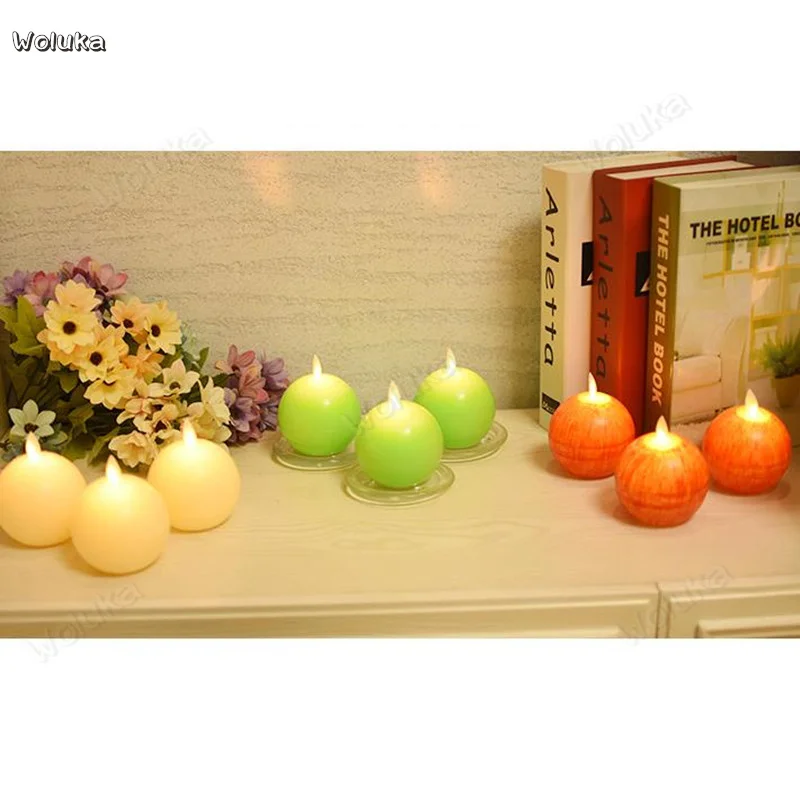 Светодиодная имитация яблока качели Электронная свеча лампа парафин