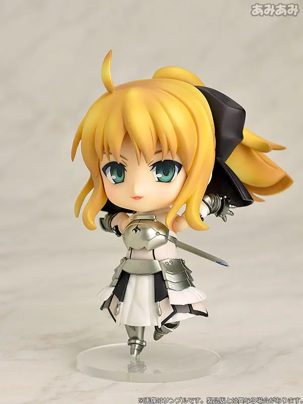Новый аниме Fate Stay Night Saber Lily Nendoroid 77 Фигурки ПВХ кукла Коллекция Модель игрушки
