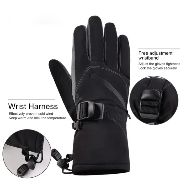 Теплые зимние лыжные перчатки Thinsulate для мужчин и женщин водонепроницаемые