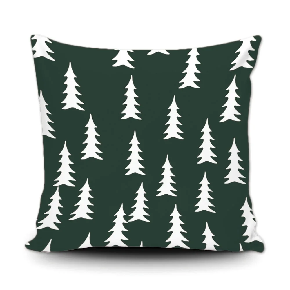 Милый декоративный чехол для подушки в виде рождественской елки наволочка