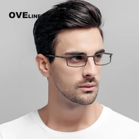 2021 titanium square eyeglasses frame men full rim metal optical glasses frame male myopia prescription spectacle eyewear frames