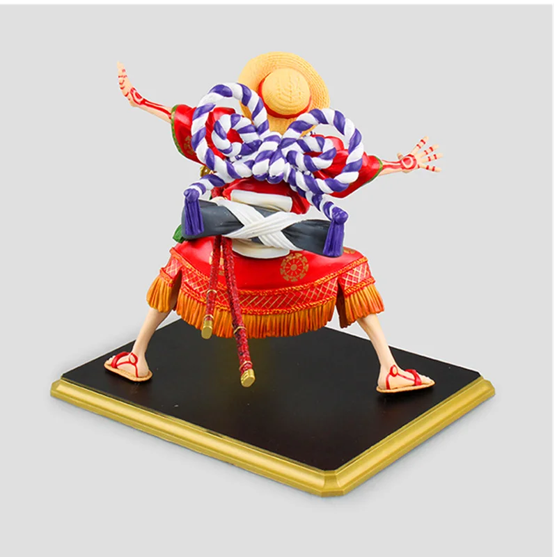 18 см одна штука Кабуки вер обезьяна д Луффи с соломенной шляпой фигурка куклы