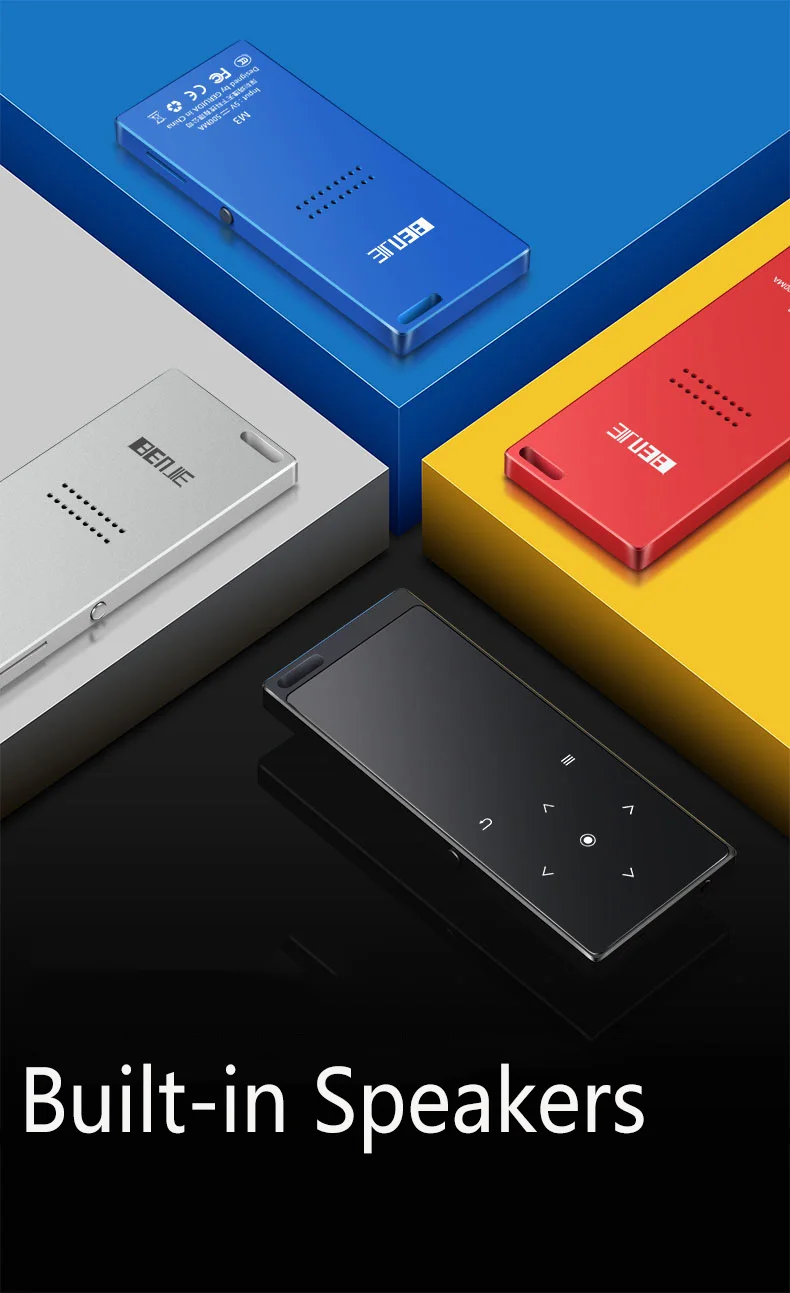 Металлический MP3-плеер Bluetooth HiFi спортивный музыкальный плеер Flac Ape mini usb с динамиком fm-радио электронная книга цифровой диктофон