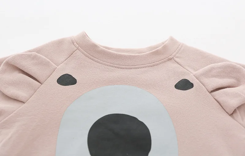 Детская брендовая одежда для маленьких девочек Новинка осени 2017 года хлопковый