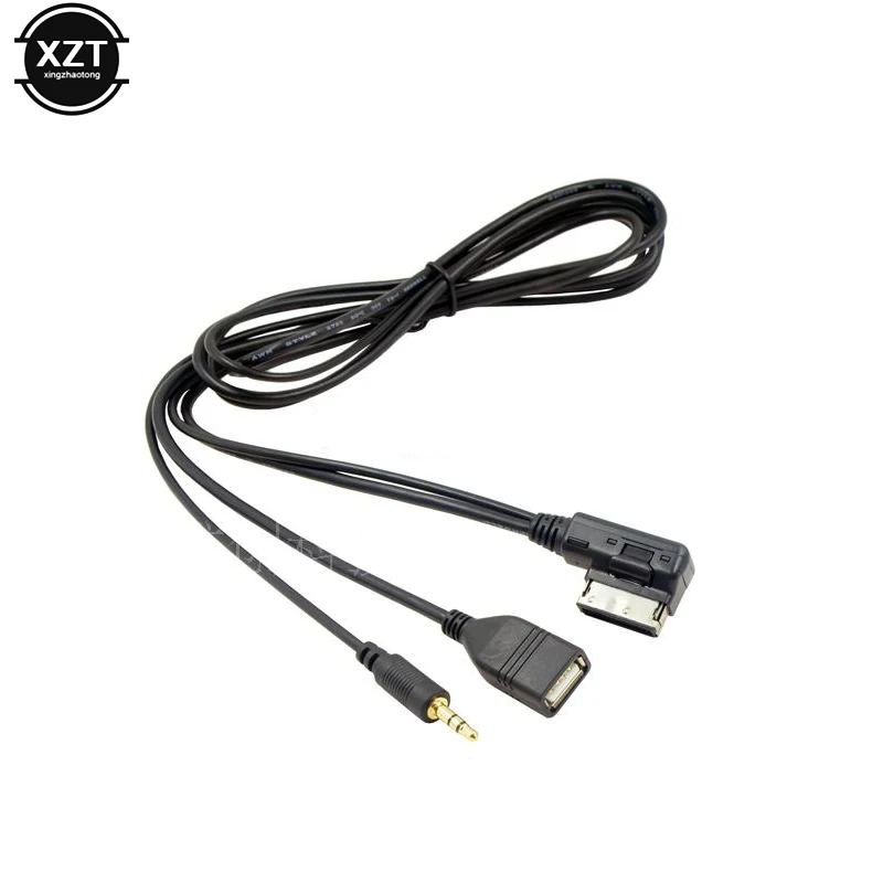 Для Audi зарядное устройство AUX аудио кабель музыкальный MDI AMI MMI интерфейс USB +