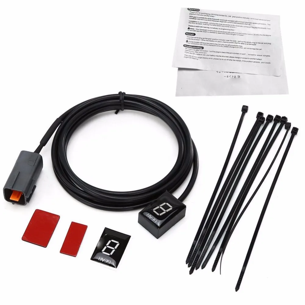 Индикатор шестерни мотоцикла для Kawasaki Z750/Z1000 2007/2008/2009 Plug& play