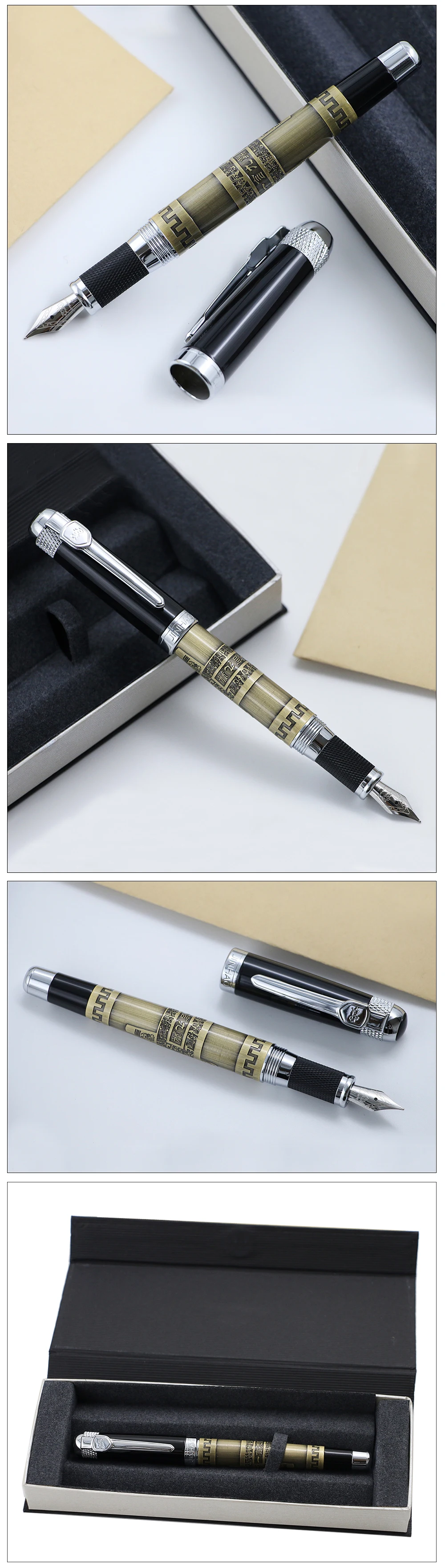 Винтажная Jinhao 189 Роскошная авторучка Iraurita 0,5 мм F Перо чернильные ручки бизнес офисные принадлежности изысканный подарок caneta tinteir