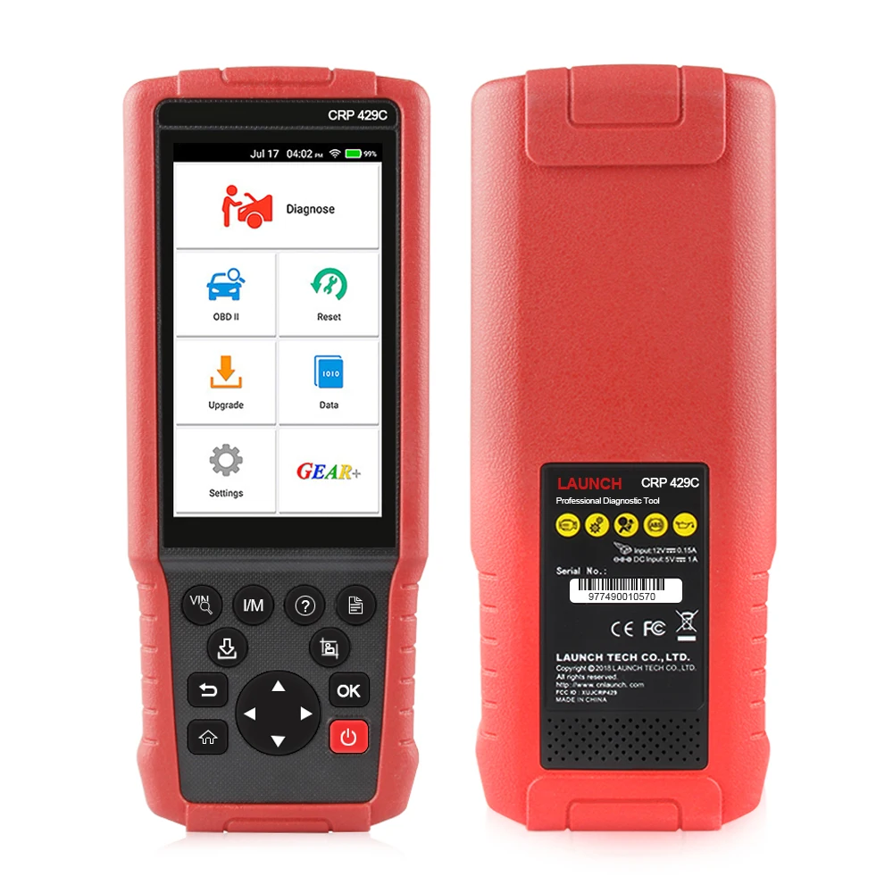 LAUNCH X431 CRP429C автомобильный диагностический инструмент CRP 429C OBD2 obdii считыватель