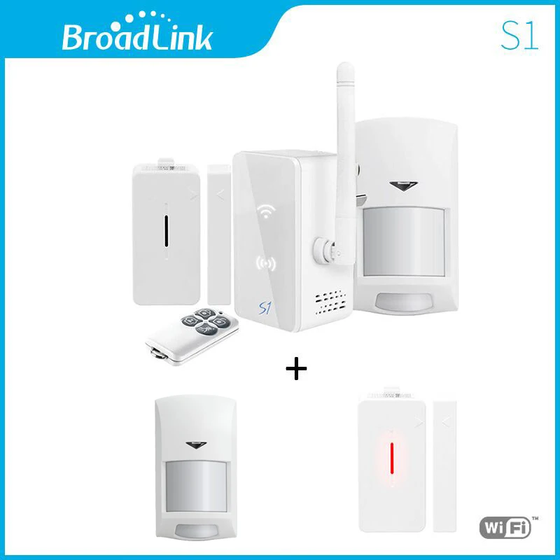 Новый Broadlink S1/s1c smartone сигнализации и безопасности Kit + два датчика для дома Умный