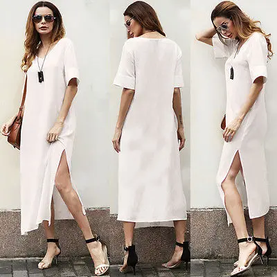 Новинка женское длинное вечернее платье в стиле бохо с V-образным вырезом летнее