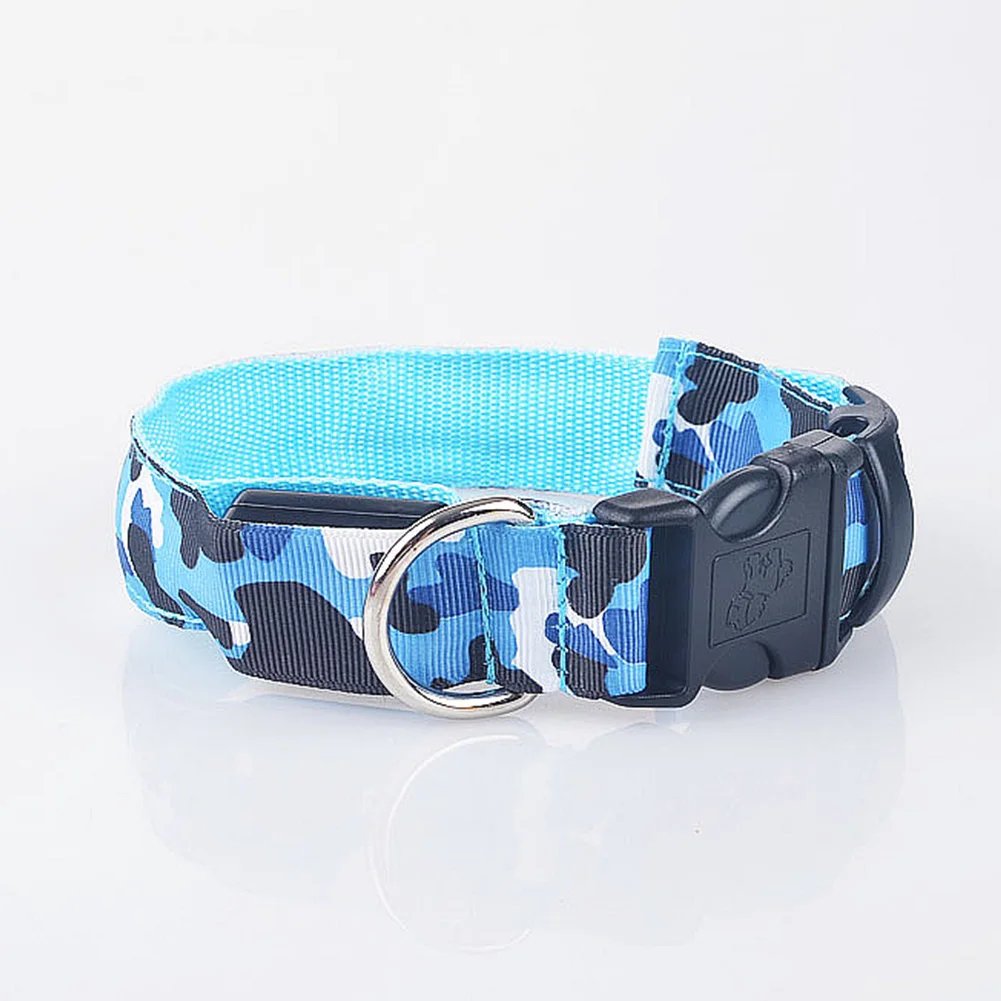 2018 Новый собачий светящийся мигающий светодиодный ошейник нейлоновый