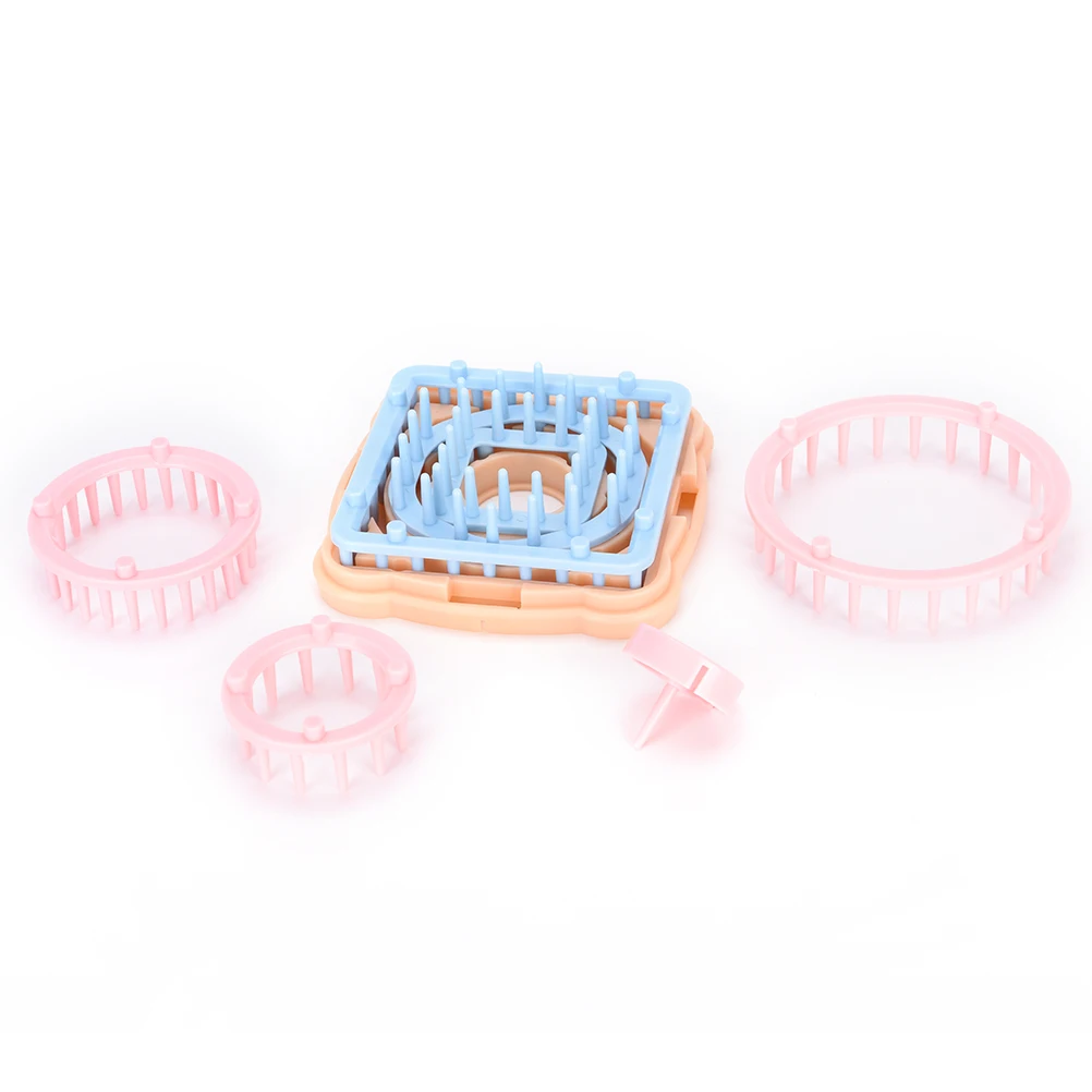 Вязание швейные инструменты ткацкий станок с цветочным узором и рисунком