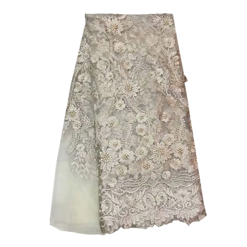 Latest Style Beaded Lace Fabric 2018 Fashion African Tulle French High Quality nly67-96 | Дом и сад