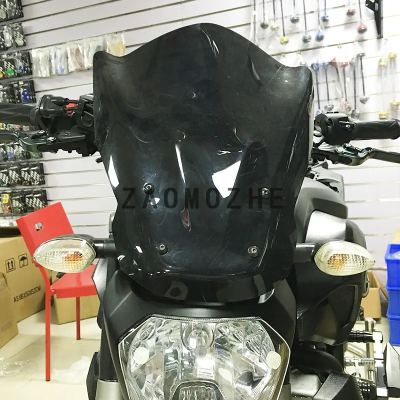 МОТОЦИКЛ ABS лобовое стекло для Yamaha MT 07 MT07 2013 2014 2015 2016 2017 FZ FZ07 2017|windshield windscreen|motorbike