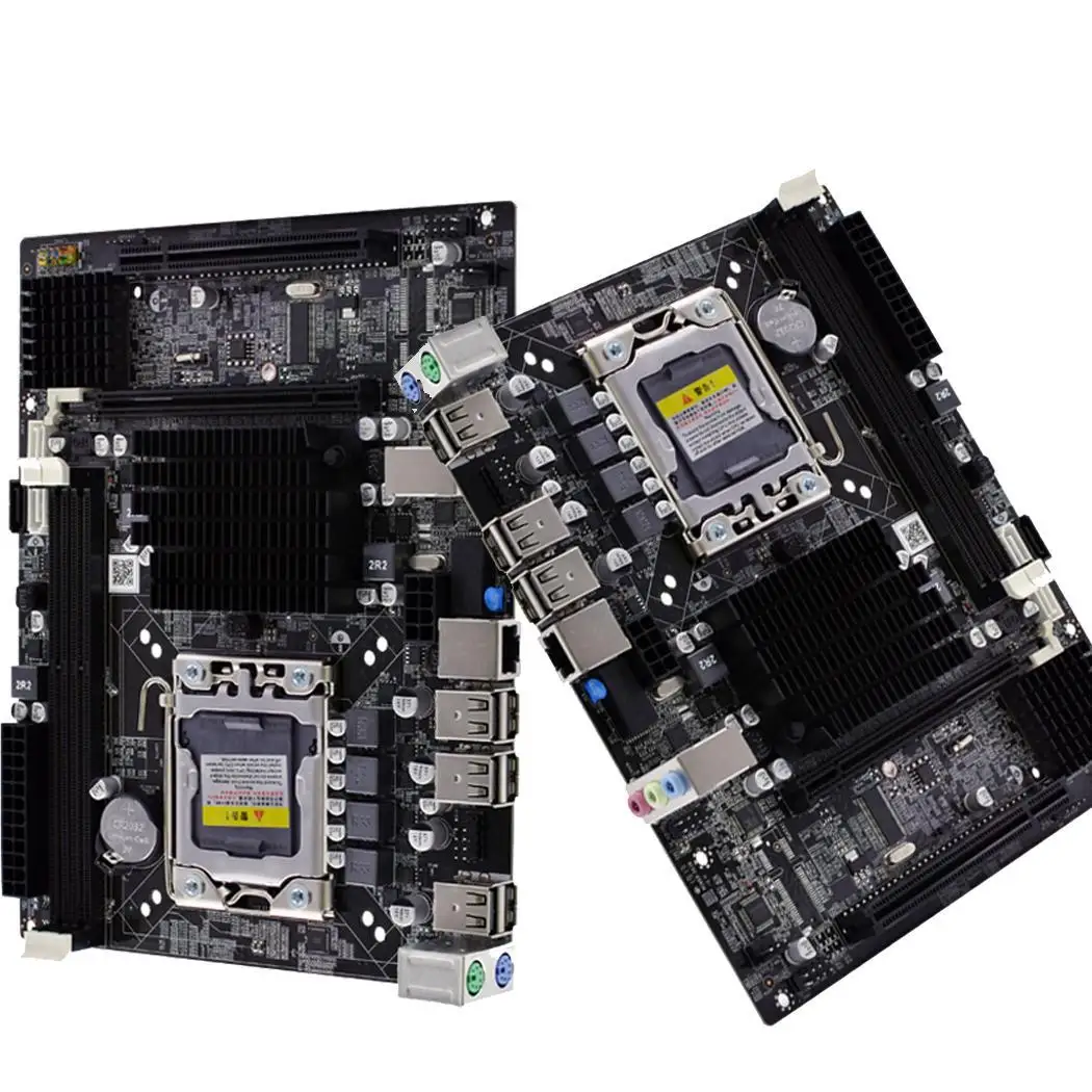 LGA1366 X58 Материнская плата дискретный графический SATA кабель двухканальный S ATA II DDR3