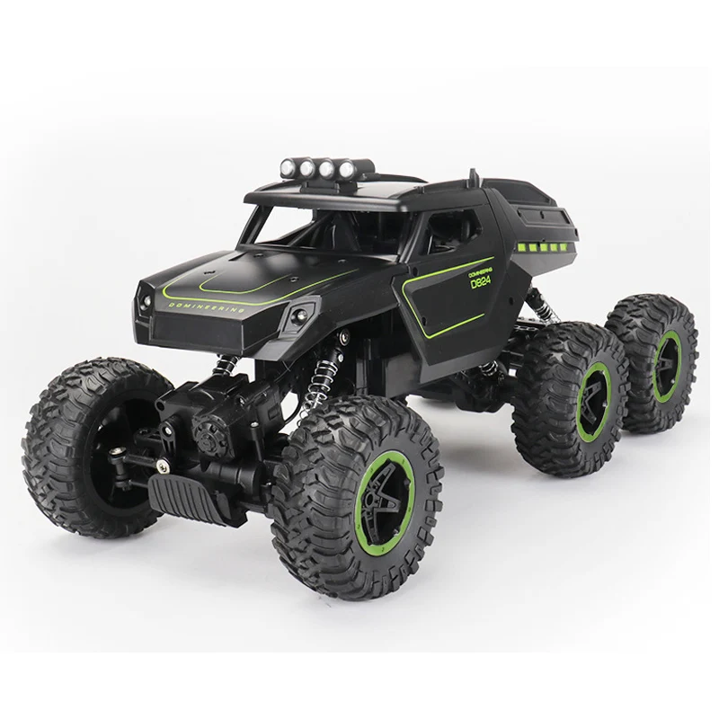 Green 1:12 RC автомобиль Рок Гусеничный пульт дистанционного управления игрушечные машинки на радиоуправлении светодиодная машина на радиоуправлении внедорожные радиоуправляемые машины - Цвет: Green