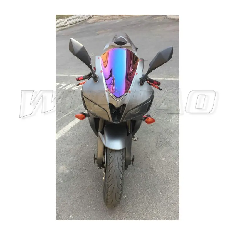 Motorcycle Double Bubble Windshield WindScreen Screen For 2007 2008 2009 2010 2011 2012 Honda CBR600RR F5 CBR 600 RR Black | Автомобили и