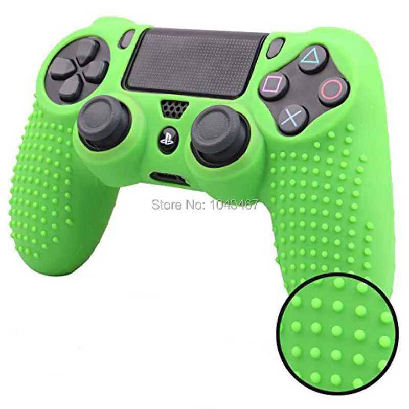 Силиконовый чехол для контроллера Sony Dualshock PS4 DS4 Slim Pro защитный + колпачки захвата